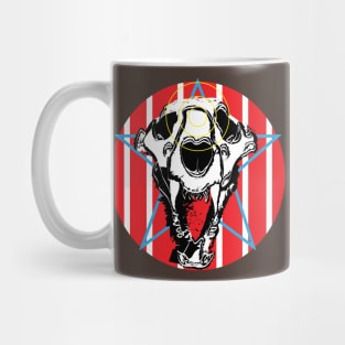 American lion skull Mug